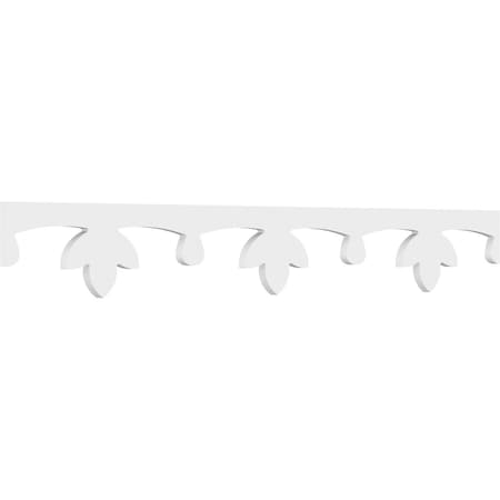 Ekena Millwork Taylorville Architectural Grade PVC Running Trim, 6"H x 5/8"P x 48"L RUNP06X0625X48TAY